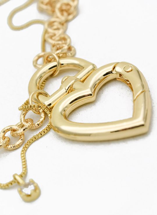 SET DE COLLAR / DOS CADENAS LAMINADAS EN ORO GARANTIZADAS  INCLUYE CADENA FRAMBUESA 2022