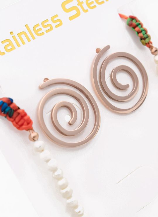 SET DE COLLAR, DIJE Y ARETES EN ACERO INOXIDABLE 316L  INCLUYE CADENA FRAMBUESA 2022