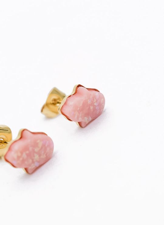 ARETES MEDIANOS  EN ACERO INOXIDABLE  316L DISEÑO  ORIGINAL FRAMBUESA 2022 GARANTIZADOS