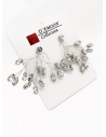 ARETES EN BISUTERIA FINA CON BRILLANTES Y MICROCIRCONES DISEÑO D/AMOON COLECCION