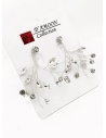 ARETES EN BISUTERIA FINA CON BRILLANTES Y MICROCIRCONES DISEÑO D/AMOON COLECCION