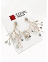 ARETES EN BISUTERIA FINA CON BRILLANTES Y MICROCIRCONES DISEÑO D/AMOON COLECCION