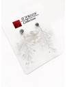 ARETES EN BISUTERIA FINA CON BRILLANTES Y MICROCIRCONES DISEÑO D/AMOON COLECCION