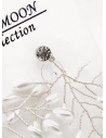 ARETES EN BISUTERIA FINA CON BRILLANTES Y MICROCIRCONES DISEÑO D/AMOON COLECCION