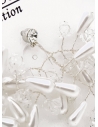 ARETES EN BISUTERIA FINA CON BRILLANTES Y MICROCIRCONES DISEÑO D/AMOON COLECCION