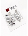 ARETES EN BISUTERIA FINA CON BRILLANTES Y MICROCIRCONES DISEÑO D/AMOON COLECCION