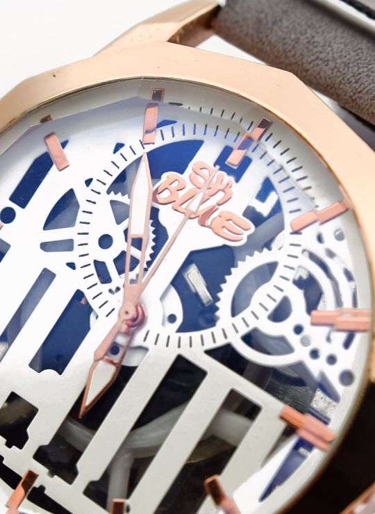 RELOJ PARA HOMBRE ANALOGO CALIDAD AA  DISEÑO EXCLUSIVO PULSO SILICONA O  CUERO SINT / NO SUMERGIBLE