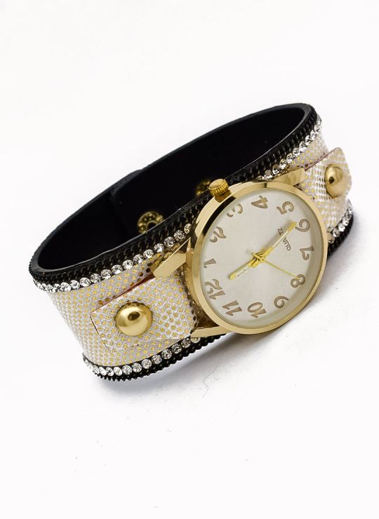 RELOJ CALIDAD AA  MARCA skblue. PULSO BRAZALETE/ ENTRELAZADO CUERO FLEXIBLE - /NO SUMERG