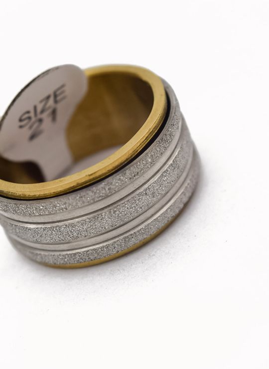 ANILLO TALLA 11 ACERO INOXIDABLE 316L GARANTIZADO DISEÑO TIPO EXCLUSIVO 