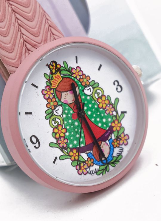 RELOJ ANALOGO CALIDAD AA  MARCA SK BLUE PULSO SILICONA RELIGIOSO / CUERO SINT CON ESTUCHE PLASTICO EXCUSIVO / NO SUMERGIBLE