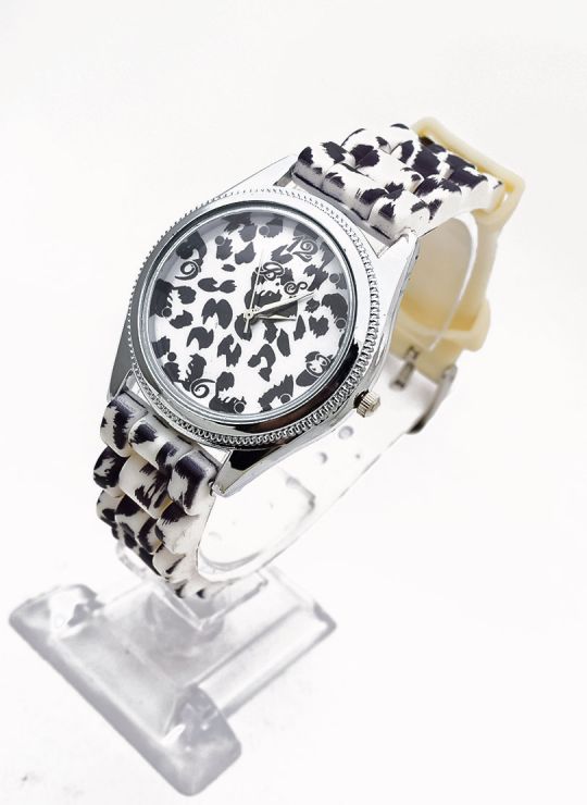 RELOJ ANALOGO CALIDAD AA  PULSO SILICONA O  CUERO SINT / NO SUMERGIBLE