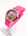 RELOJ ANALOGO CALIDAD AA  PULSO SILICONA O  CUERO SINT / NO SUMERGIBLE