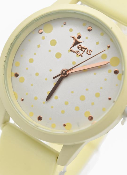 RELOJ ANALOGO CALIDAD AA TEENS  PULSO SILICONA O  CUERO SINT / NO SUMERGIBLE