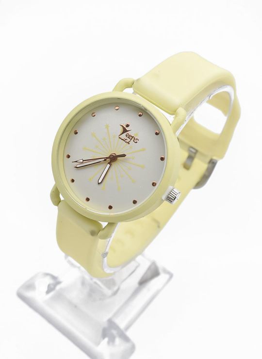 RELOJ ANALOGO CALIDAD AA TEENS  PULSO SILICONA O  CUERO SINT / NO SUMERGIBLE