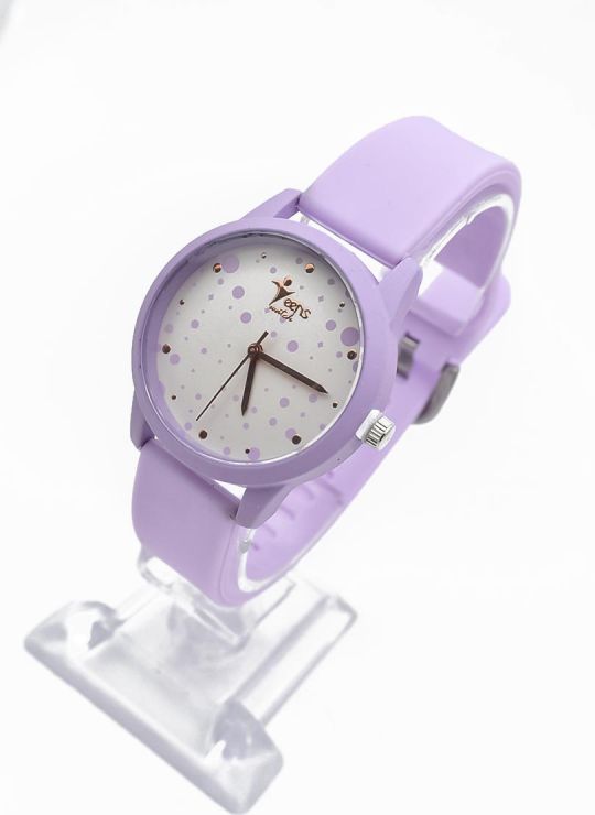 RELOJ ANALOGO CALIDAD AA TEENS  PULSO SILICONA O  CUERO SINT / NO SUMERGIBLE