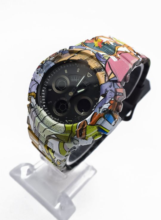 RELOJ ANALOGO CON SEGUNDERO LATERAL CALIDAD AA DISEÑO PULSO ACERADO EXCL   / NO SUMERGIBLE
