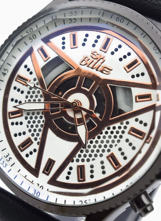 RELOJ PARA HOMBRE ANALOGO CALIDAD AA  DISEÑO EXCLUSIVO PULSO SILICONA O  CUERO SINT / NO SUMERGIBLE