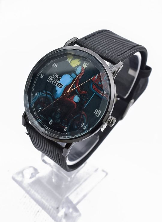 RELOJ PARA HOMBRE ANALOGO CALIDAD AA  DISEÑO EXCLUSIVO PULSO SILICONA O  CUERO SINT / NO SUMERGIBLE