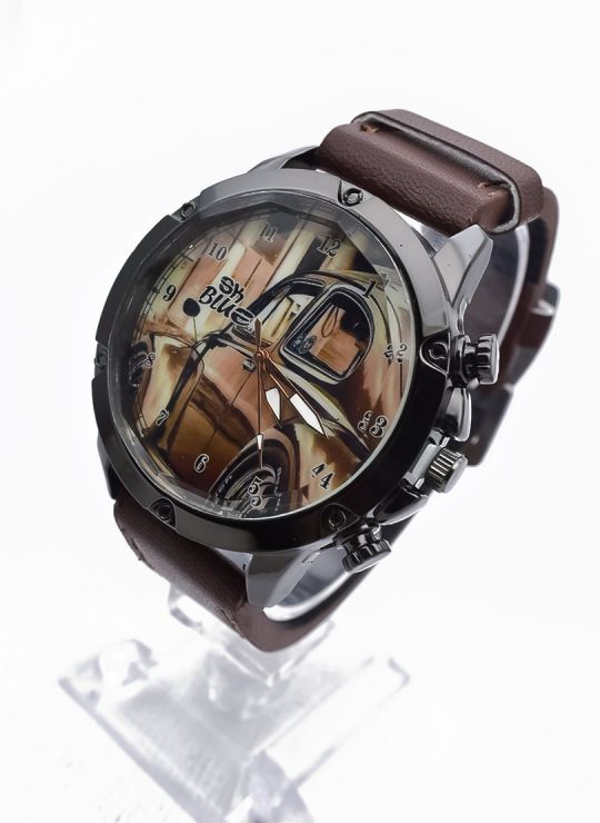 RELOJ PARA HOMBRE ANALOGO CALIDAD AA  DISEÑO EXCLUSIVO PULSO SILICONA O  CUERO SINT / NO SUMERGIBLE