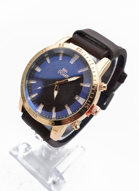 RELOJ PARA HOMBRE ANALOGO CALIDAD AA  DISEÑO EXCLUSIVO PULSO SILICONA O  CUERO SINT / NO SUMERGIBLE
