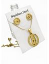LOTE DE COLLARES EN ACERO INOXIDABLE X 50 UNIDADES/ INCLUYE ARETES, CADENA Y DIJE TIPO ECO
