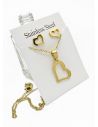 LOTE DE COLLARES EN ACERO INOXIDABLE X 50 UNIDADES/ INCLUYE ARETES, CADENA Y DIJE TIPO ECO
