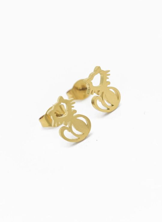 LOTE DE ARETES TIPO TOPO EN ACERO INOXIDABLE  X 50 UNIDADES