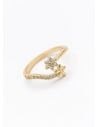 LOTE   X 20 UNIDADES DE ANILLOS GRADUABLES  CON MICROCIRCONES EN COVERGOLD