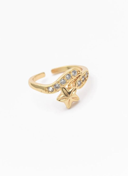 LOTE   X 20 UNIDADES DE ANILLOS GRADUABLES  CON MICROCIRCONES EN COVERGOLD