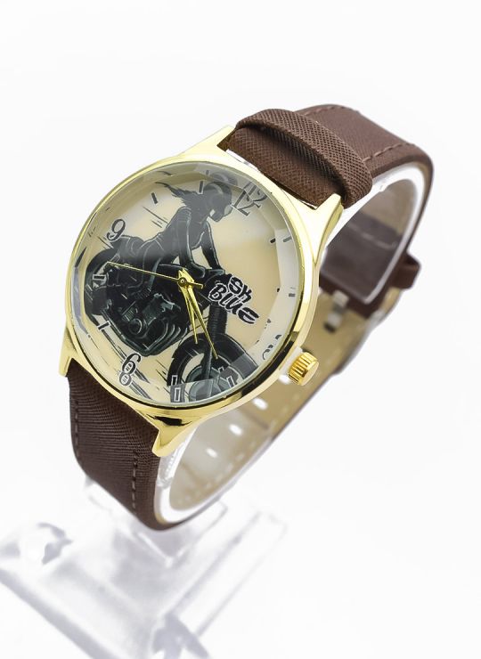 LOTE X 12 UNIDADES SET  RELOJES EN CUERO MAQUINARIA METALICA CALIDAD AA