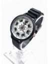 LOTE X 12 UNIDADES SET  RELOJES EN CUERO MAQUINARIA METALICA CALIDAD AA