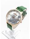 LOTE X 12 UNIDADES SET  RELOJES EN CUERO MAQUINARIA METALICA CALIDAD AA