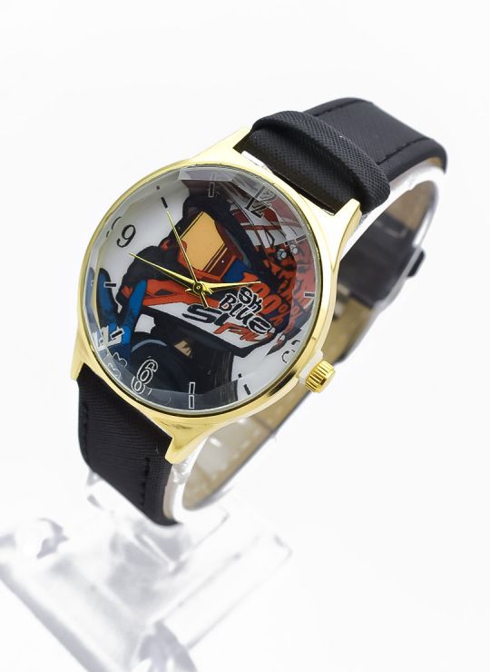 LOTE X 12 UNIDADES SET  RELOJES EN CUERO MAQUINARIA METALICA CALIDAD AA