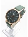 LOTE X 12 UNIDADES SET  RELOJES EN CUERO MAQUINARIA METALICA CALIDAD AA