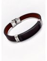 LOTE SURTIDO X 20 UNIDADES DE PULSERAS HECHAS A MANO NEOPRENO/ACERO/RODIO 