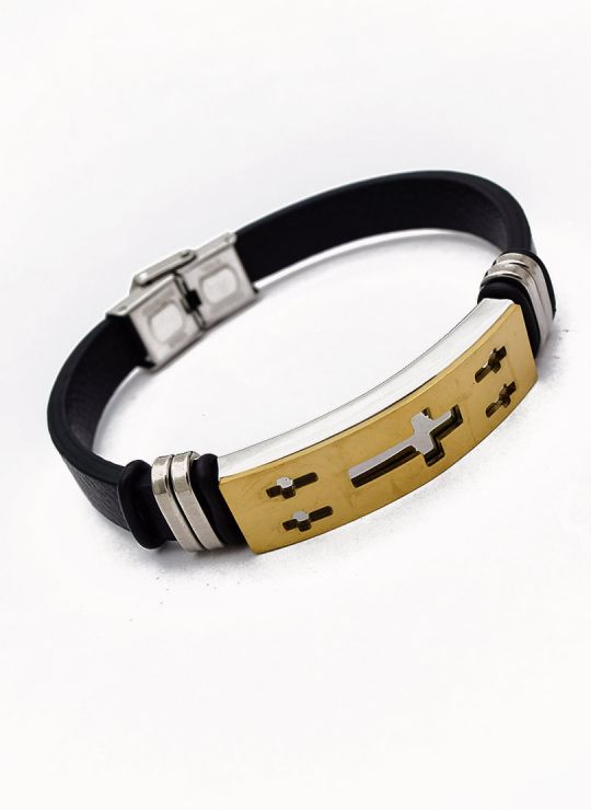 LOTE SURTIDO X 20 UNIDADES DE PULSERAS HECHAS A MANO NEOPRENO/ACERO/RODIO 