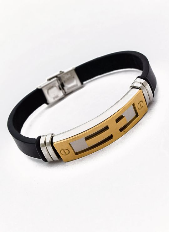 LOTE SURTIDO X 20 UNIDADES DE PULSERAS HECHAS A MANO NEOPRENO/ACERO/RODIO 