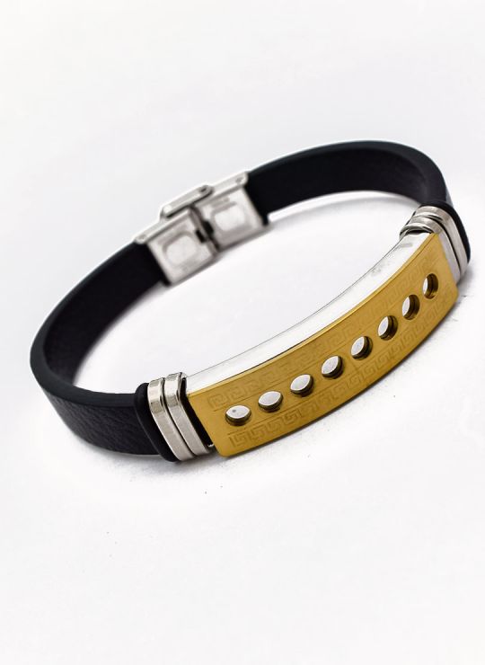LOTE SURTIDO X 20 UNIDADES DE PULSERAS HECHAS A MANO NEOPRENO/ACERO/RODIO 
