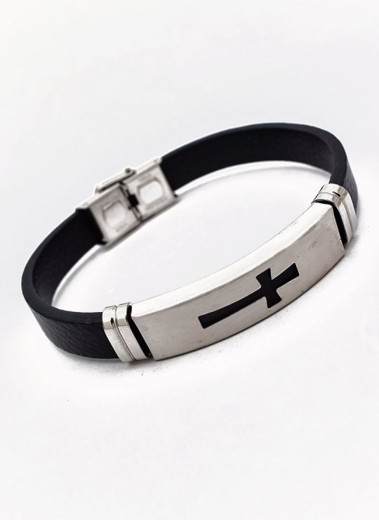 LOTE SURTIDO X 20 UNIDADES DE PULSERAS HECHAS A MANO NEOPRENO/ACERO/RODIO 
