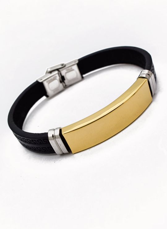 LOTE SURTIDO X 20 UNIDADES DE PULSERAS HECHAS A MANO NEOPRENO/ACERO/RODIO 