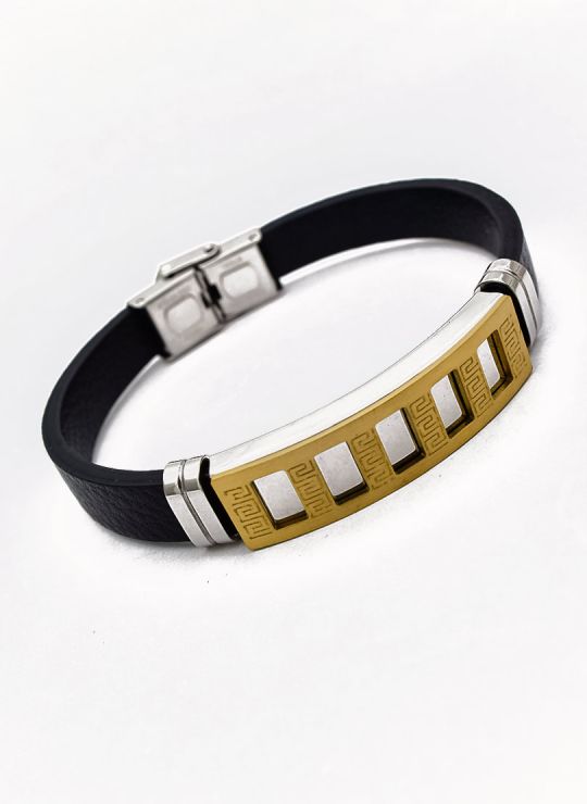 LOTE SURTIDO X 20 UNIDADES DE PULSERAS HECHAS A MANO NEOPRENO/ACERO/RODIO 