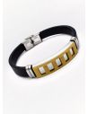LOTE SURTIDO X 20 UNIDADES DE PULSERAS HECHAS A MANO NEOPRENO/ACERO/RODIO 