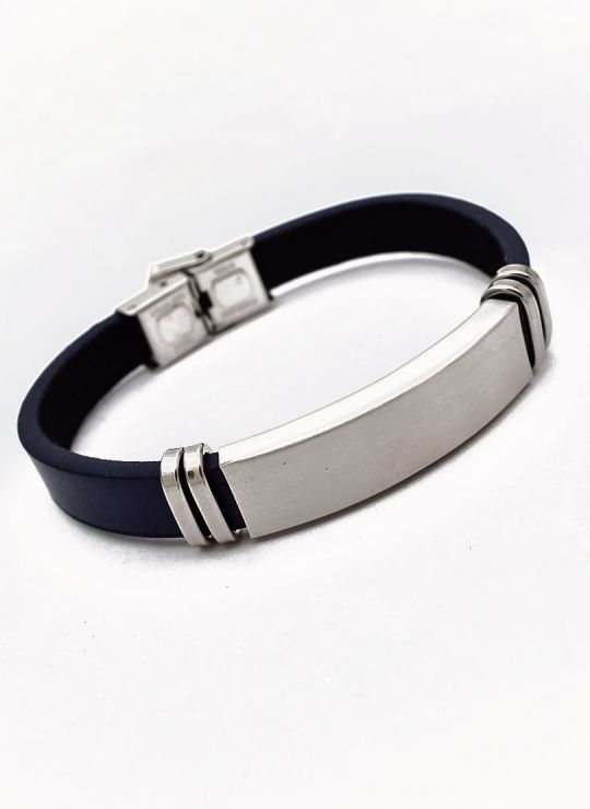 LOTE SURTIDO X 20 UNIDADES DE PULSERAS HECHAS A MANO NEOPRENO/ACERO/RODIO 