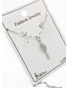 SET DE COLLAR, DIJE Y ARETES EN COVERGOLD CON MICROCIRCIONES RODINADO INCLUYE CADENA FRAMBUESA 