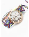 RELOJ  CALIDAD AA PULSO SILICONA/CUERO SINT / TELA CON MAQUINARIA METALICA / NO SUMERGIBLE BLUE NIGHT