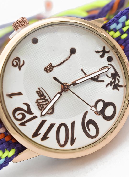 RELOJ  CALIDAD AA PULSO SILICONA/CUERO SINT / TELA CON MAQUINARIA METALICA / NO SUMERGIBLE BLUE NIGHT