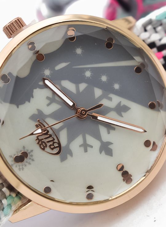 RELOJ  CALIDAD AA PULSO SILICONA/CUERO SINT / TELA CON MAQUINARIA METALICA / NO SUMERGIBLE BLUE NIGHT