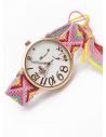 RELOJ  CALIDAD AA PULSO SILICONA/CUERO SINT / TELA CON MAQUINARIA METALICA / NO SUMERGIBLE BLUE NIGHT