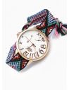 RELOJ  CALIDAD AA PULSO SILICONA/CUERO SINT / TELA CON MAQUINARIA METALICA / NO SUMERGIBLE BLUE NIGHT
