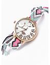 RELOJ  CALIDAD AA PULSO SILICONA/CUERO SINT / TELA CON MAQUINARIA METALICA / NO SUMERGIBLE BLUE NIGHT